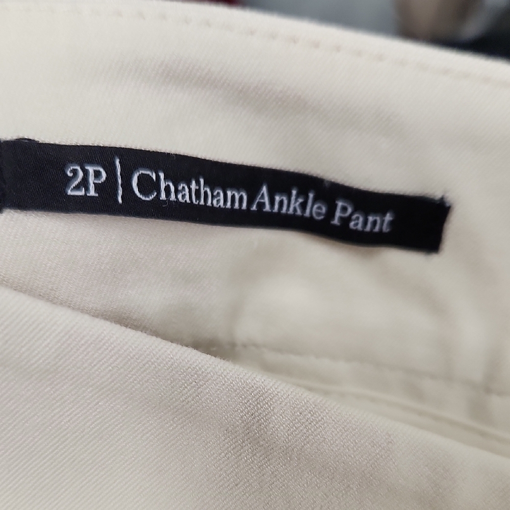 Talbots Cream Ankle Pants - Picture 4 of 4